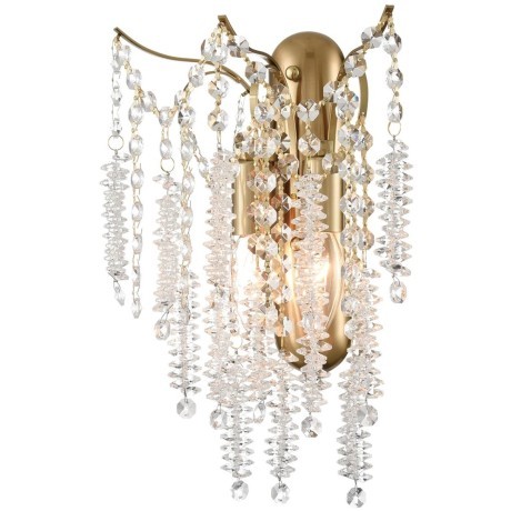 8243/2W CLASSI LN25 латунь, металл/хрусталь бра E14 2*40W 220V KRISTINA