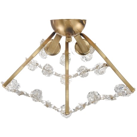 8243/2W CLASSI LN25 латунь, металл/хрусталь бра E14 2*40W 220V KRISTINA