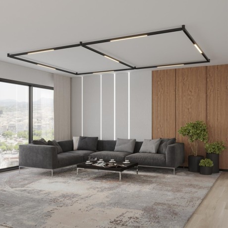 Соединитель питания отступной с токопроводом гибкий угловой "L" IP20 48V Novotech FLUM 135249