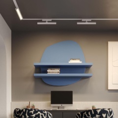 Novotech STRATUS 359775 Белый однофазный двужильный трековый светодиодный светильник, линейный 30см, поворотный, CCT перекл. цветовой температуры, LED 18Вт 1080Лм 2700;3200;4000К CRI90 105° IP20 220В, коэф. пульсации < 1%