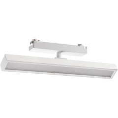 Novotech STRATUS 359775 Белый однофазный двужильный трековый светодиодный светильник, линейный 30см, поворотный, CCT перекл. цветовой температуры, LED 18Вт 1080Лм 2700;3200;4000К CRI90 105° IP20 220В, коэф. пульсации < 1%