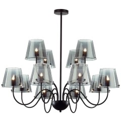Люстра потолочная G9 Lumion SMOKY 6570/12C