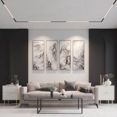 359631 Трековый светильник Novotech SHINO со сменой цв.температуры, пульт ДУ/Tuya Smart Life IP20 LED Ra90 Lm900 20W 48V 3000-6000K FLUM