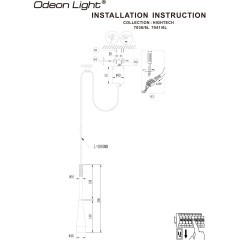 Подвесной светильник IP20 LED 6W 395Лм 38° 3000K PIX 7041/6L