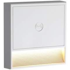 359709 Светильник c датчиком движения и аккумулятором, заряжаемый от usb, быстросъемный (на магнитах) для лестниц Novotech LED 0.4W 3000К 1000mAh Li-ion, 5V VESPERA