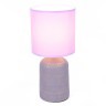 8220/1T MODERNI LN25 сиреневый, керамика/текстиль Настольная лампа Е27 1*60W 220V NIANA
