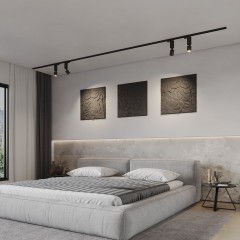 Трехжильный однофазный трековый светодиодный светильник Novotech Tubo 359319 600лм 5Вт