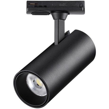 Однофазный двужильный светодиодный трековый светильник Novotech 359158 SELENE 4000К 2300Лм CRI90+ 45° 24Вт