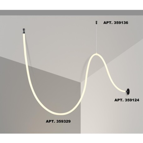 359329 KONST NT24 000 черный Светильник светодиодный IP20 LED 4000K 25W 170-265V 2420Лм RAMO