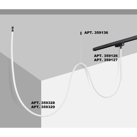 359329 KONST NT24 000 черный Светильник светодиодный IP20 LED 4000K 25W 170-265V 2420Лм RAMO