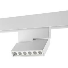 359493 Трековый светодиодный TUYA SMART светильник Novotech Flum CRI90+ 3000-6500К 960Лм 24° 12W Bluetooth Wi-Fi Алиса