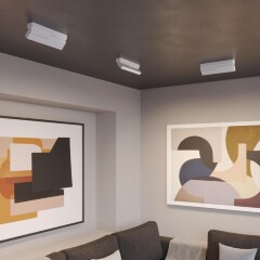 Novotech EOS 359763 Белый накладной поворотный светодиодный светильник книжка шириной 20см, глазковые светодиоды, CCT перекл. цветовой температуры на драйвере, LED 12Вт 540Лм CRI90 26° 2700;3200;4000К IP20 220В, коэф. пультсации < 1%