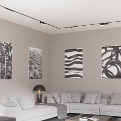 359238 Трековый магнитный светодиодный светильник Novotech SMAL 48V CRI90+ 3000К 720Лм 90° 12W