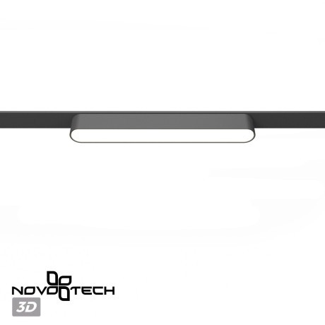 359238 Трековый магнитный светодиодный светильник Novotech SMAL 48V CRI90+ 3000К 720Лм 90° 12W