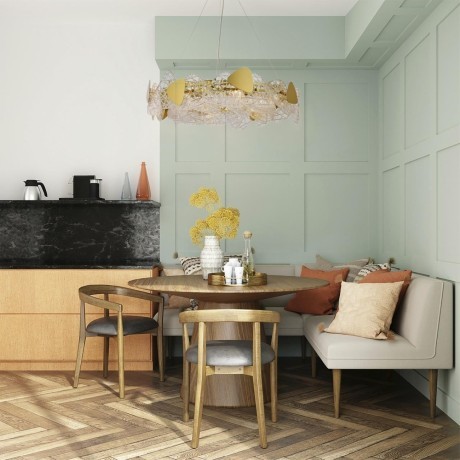 6582/8 NEOCLASSI LN24 золотой/прозрачный, золотой металл/стекло, металл Люстра подвесная E14 8*40W 220V QUEENY