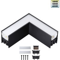 Светильник соединитель Novotech OVER «L» с переключ. цв. температуры IP20 LED Ra90 Lm560 8W 220-240V 3000К\4000К\6000К FATTO 359609