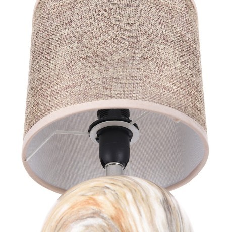 8229/1T CLASSI LN25 бежевый, керамика/текстиль Настольная лампа E14 1*40W 220V KOHALA