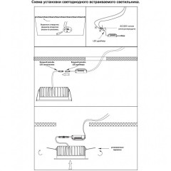 Встраиваемый светильник Novotech 357700 Dot светодиодный LED 3W