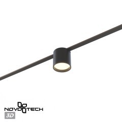 359473 Трековый ременный светодиодный SMART светильник c доп. механическим перекл. цветности Novotech EASY CRI90+ 3000-6000К 320Лм 24° 6W TUYA, Алиса, Wi-Fi