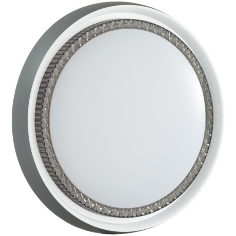 7644/ELN Серый круглый настенно-потолочный 52см светильник с перекл. цветовой температуры на драйвере 76Вт 7105Лм 3000;4000;6000К CRI80 IP43 CCT SONEX RAHIG