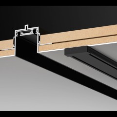 Плоский 2м накладной магнитный шинопровод толщиной 5.5мм Novotech Smal 135196