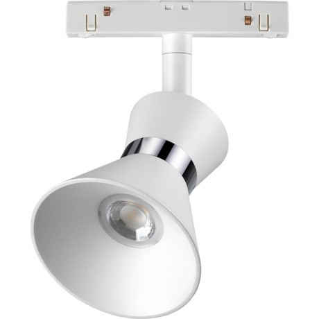 358399 Трековый светодиодный светильник Novotech Flum CRI90+ 4000К 800Лм 60° 10W