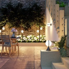 Уличный настенный светильник Odeon Light 4832/1W LOMEO IP44 под лампу 1xE27 1*10W