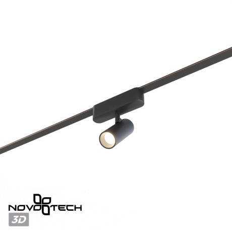 359468 Трековый ременный светодиодный SMART светильник c доп. механическим перекл. цветности Novotech EASY CRI90+ 3000-6000К 280Лм 28° 6W TUYA, Алиса, Wi-Fi