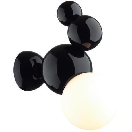 6566/1W MODERNI LN24 черный/белый матовый/металл/стекло Бра E27 1*40W 220V BLASEN