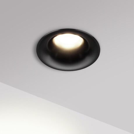 Novotech ECLAT 359887 Черный встраиваемый светильник диаметром 82мм, с CCT переключателем цветовой температуры LED 10Вт 840Лм CRI≥90 UGR≤16 45° 3000-4000-6000К IP20 220V (коэффициент пульсации<1%)