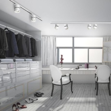 Трехжильный однофазный трековый светодиодный светильник Novotech GRODA 358786 2200лм 25Вт