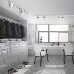 Трехжильный однофазный трековый светодиодный светильник Novotech GRODA 358786 2200лм 25Вт