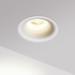 Novotech ECLAT 359888 Белый встраиваемый светильник диаметром 93мм, с CCT переключателем цветовой температуры LED 15Вт 1300Лм CRI≥90 UGR≤16 45° 3000-4000-6000К IP20 220V (коэффициент пульсации<1%)