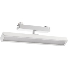 Novotech STRATUS 359781 Белый однофазный трехжильный трековый светодиодный светильник, линейный 30см, поворотный, CCT перекл. цветовой температуры, LED 18Вт 1080Лм 2700;3200;4000К CRI90 105° IP20 220В, коэф. пульсации < 1%
