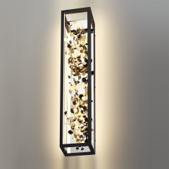 5065/23WL L-VISION ODL24 393 черный/золото/металл/металл Настенный светильник LED 1*23W 4000K BILD