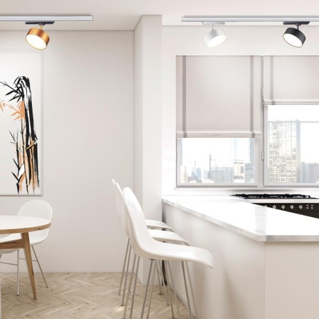 Трехжильный однофазный трековый светодиодный светильник Novotech PROMETA 358755 2100лм 24Вт