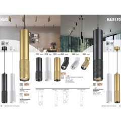 Подвесной светильник цилиндр Novotech 370761 MAIS под лампу 1xGU10 50W