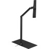 Novotech STUDI 359967 Черная настольная лампа, с сенсорным диммером, повышенный индекс цветопередачи, датчик освещенности, LED 24Вт 4000K CRI98 1670Лм IP20 220V