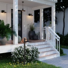 Уличный настенный светильник Odeon Light 4833/1W FURCADIA IP44 под лампу 1xE27 1*40W