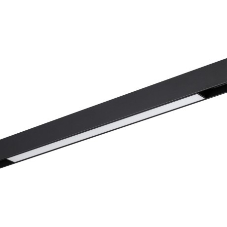 359938 Черный трековый линейный светильник 44см с перекл. цв. темп. 3000;4000;6000К (токопроводящий) 220В 24Вт 120° 1440Лм CRI90 Novotech VECTOR