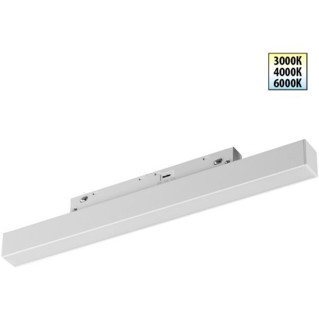 359616 Трековый светильник Novotech SHINO с переключ. цв. темпер. IP20 LED Ra90 Lm450 3000К\4000К\6000К 10W 48V FLUM