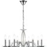 8032/8 CLASSI LN24 хром, металл/хрусталь Люстра подвесная Е14 8*40W 220V LAOKA
