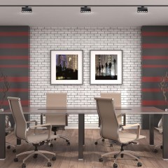 Трехжильный однофазный трековый светодиодный светильник Novotech EOS 358324 3000лм 25Вт