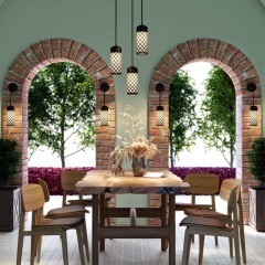 Уличный подвесной светильник Odeon Light 4834/1 DUNES IP44 под лампу 1xE27 1*60W