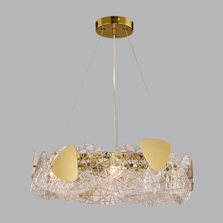 6582/6 NEOCLASSI LN24 золотой/прозрачный, золотой металл/стекло, металл Люстра подвесная E14 6*40W 220V QUEENY