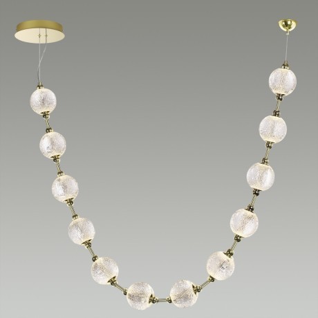 Подвесной дизайнерский светильник Odeon Light LED 48W 4000K 2640Лм CRYSTAL 5008/48L