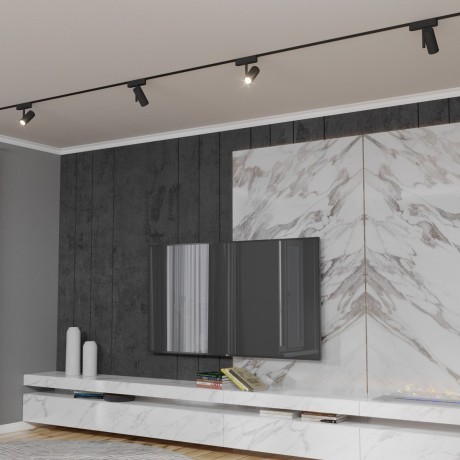 359270 Трековый магнитный светодиодный светильник Novotech SMAL 48V CRI90+ 3000К 680Лм 24° 8W