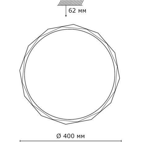 Настенно-потолочный светильник Sonex 2045/DL Gino IP43 светодиодный LED 48W