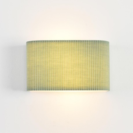 8326/2W Настенный светильник шириной 20см с текстильным зеленым плафоном под лампы E14 2*40W 220V Lumion GOFERA