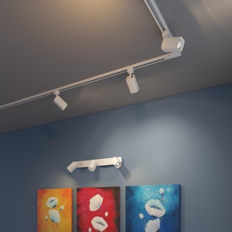 Трехжильный однофазный трековый светильник Novotech GUSTO 370552